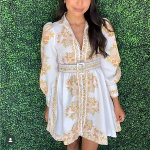 Fit and flare button up dress